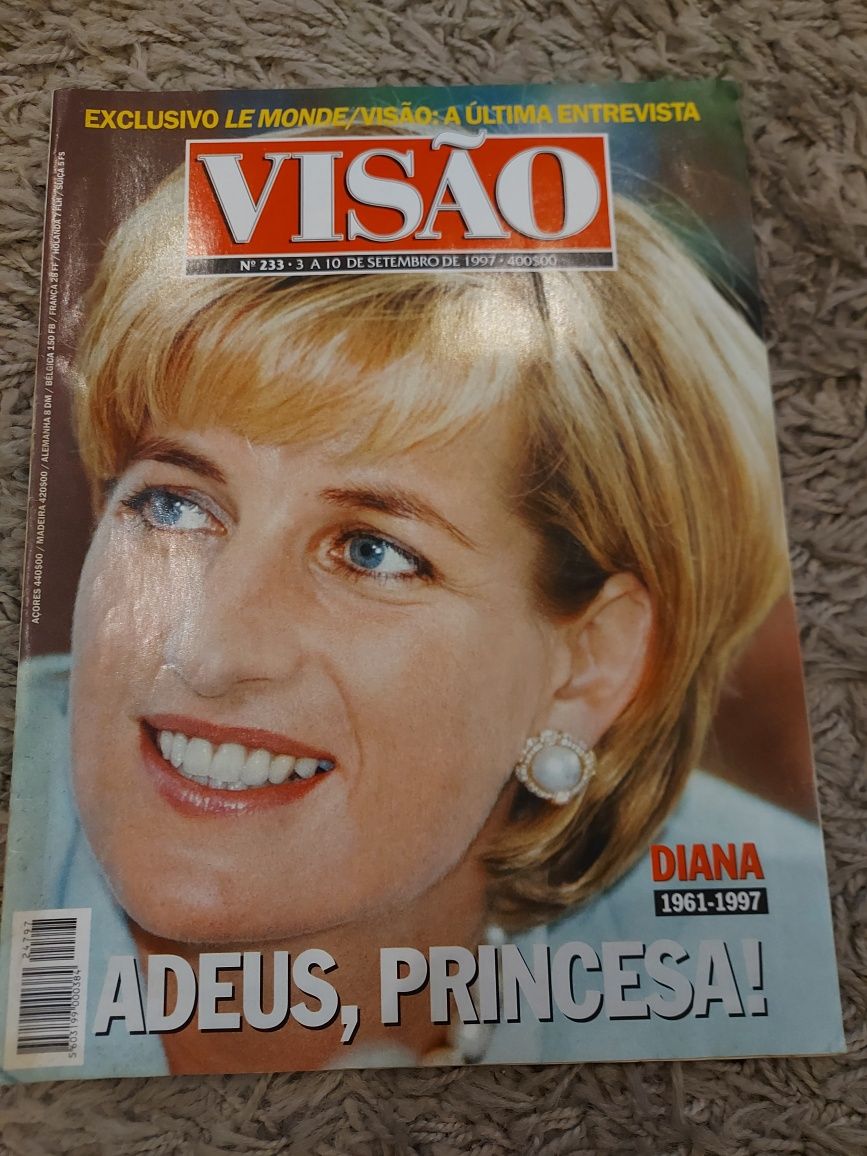 Revista visão - morte da princesa diana