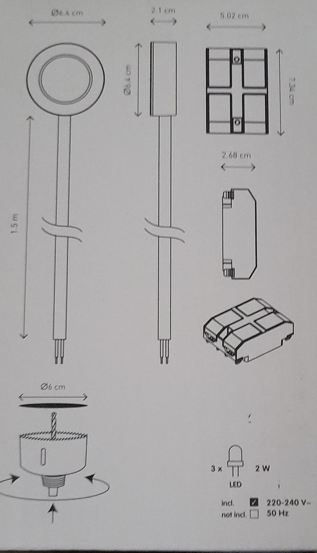 Nowe oświetlane pod szafkowe