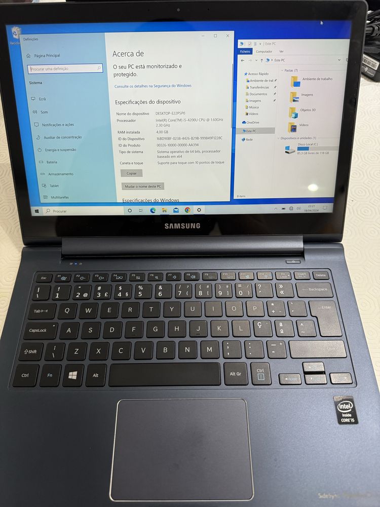 Portatil Samsung ATIV book 9 plus NP940X