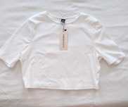 Camisola branca cropped
