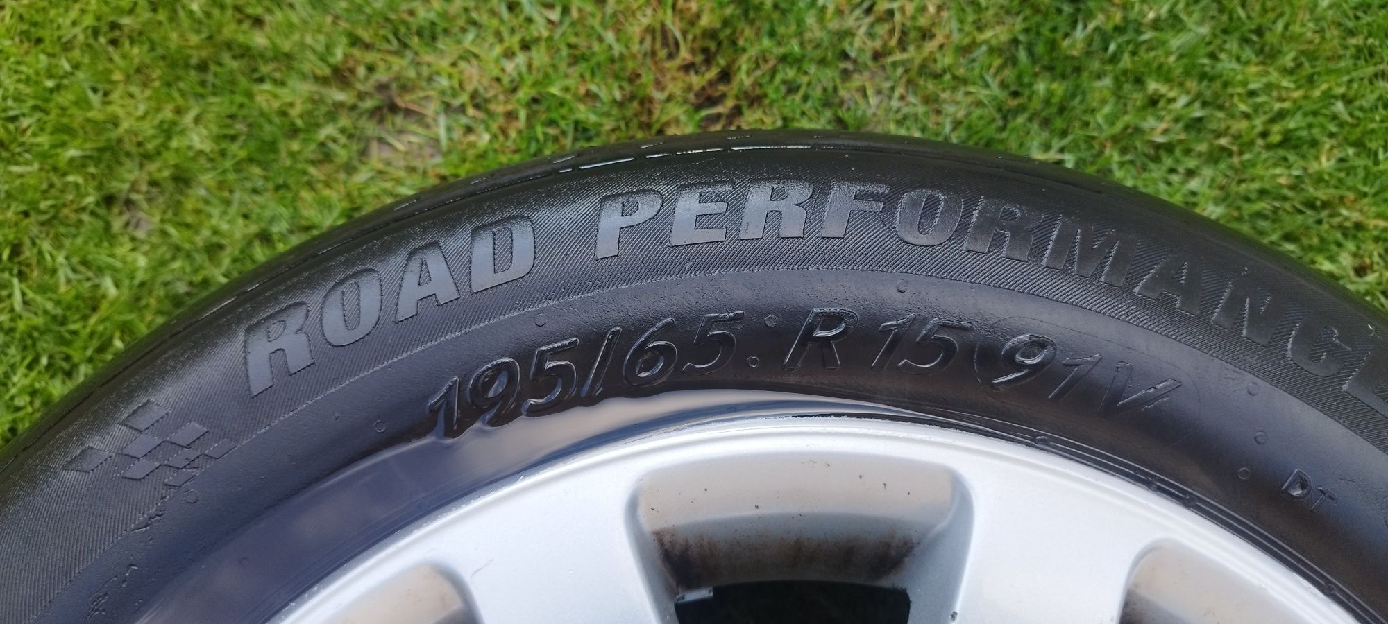Orginalne alufelg 5x112 15r ronal volkswagen i z oponami letnimi