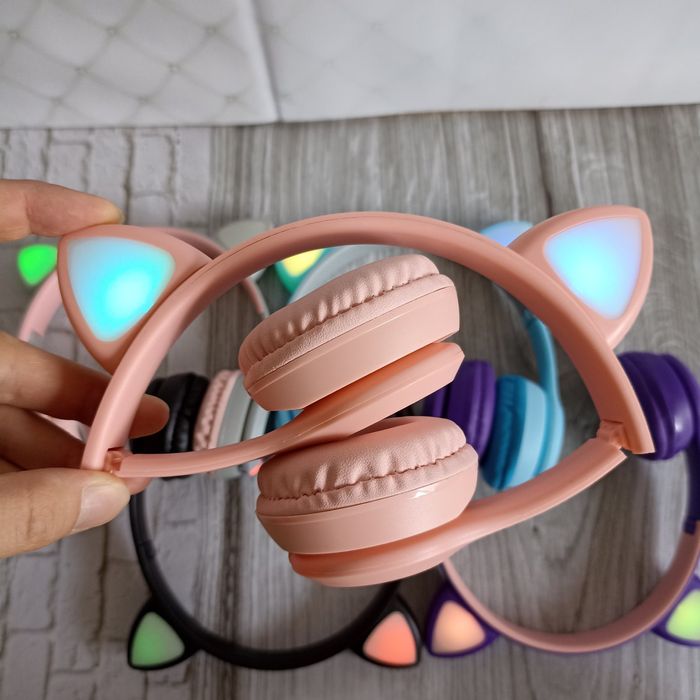 Новые безпроводные P47 Y47 детские наушники Bluetooth MP3 Кошачьи Ушки