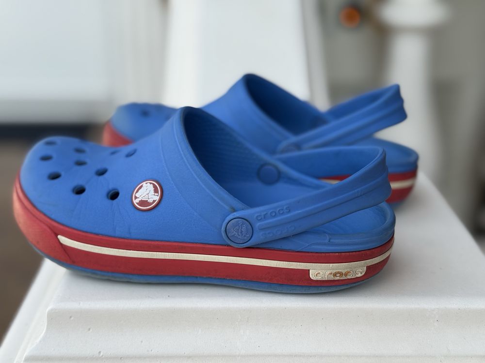 Крокси crocs сині розмір між c12 та c13