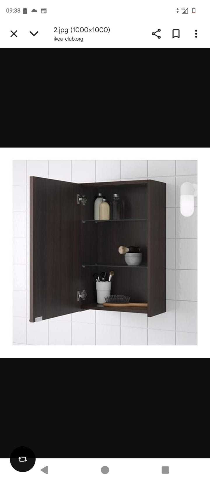 Armário de Parede Wc, modelo Lillagen Ikea
