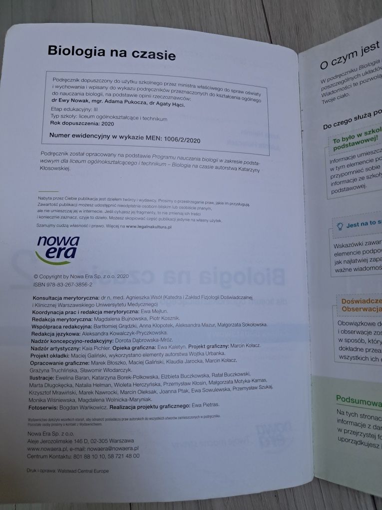 Sprzedam książkę do biologii zakres podstawowy klasa 2 nowa era