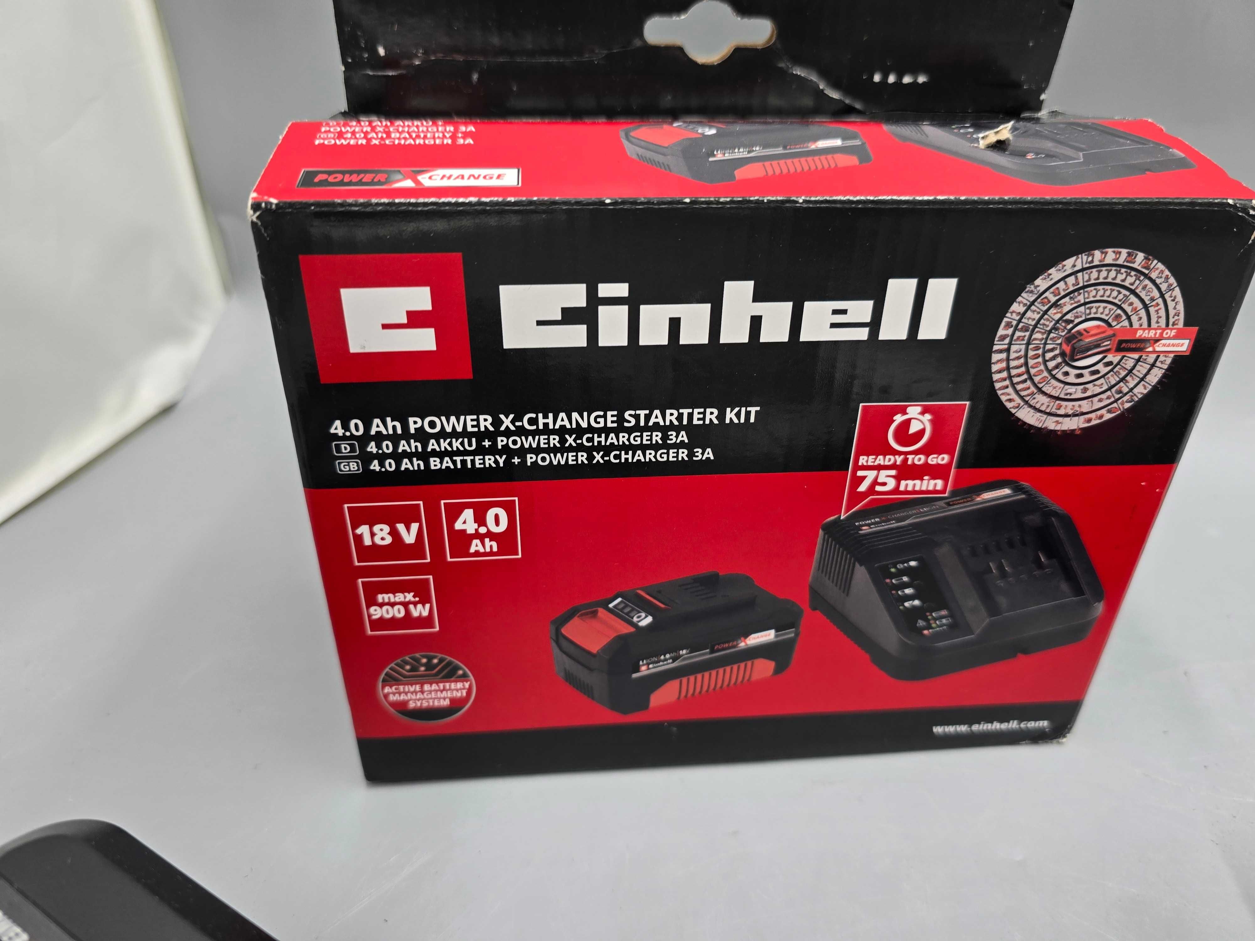 Einhell Zestaw Startowy Akumulator 4.0 AH 18V ŁADOWARKA POWER X-CHANGE