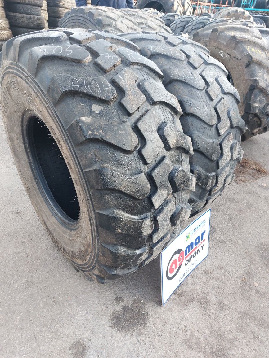 405/70R18 Alliance opony używane rolnicza para