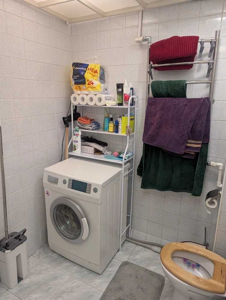 Продам стелаж 157х65см у ванну стеллаж над пральною машиною металевий