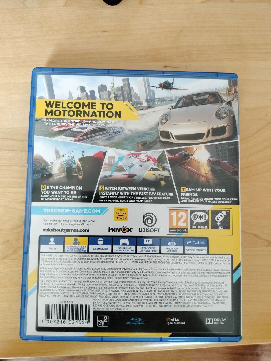 Gra The Crew 2 ps 4