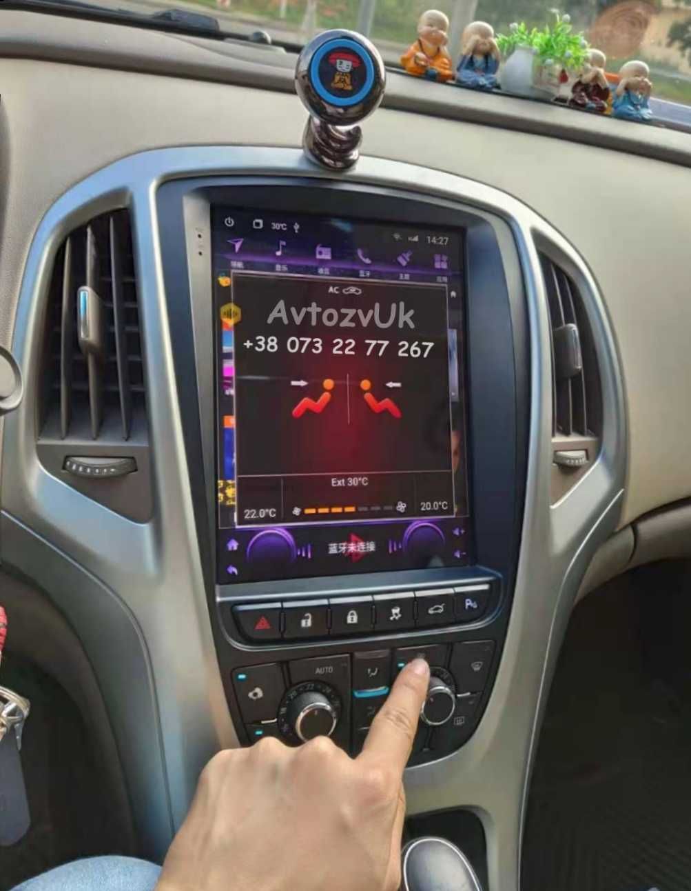 Магнитола ASTRA J Opel Астра GPS USB Tesla дисплей Carplay Android 14