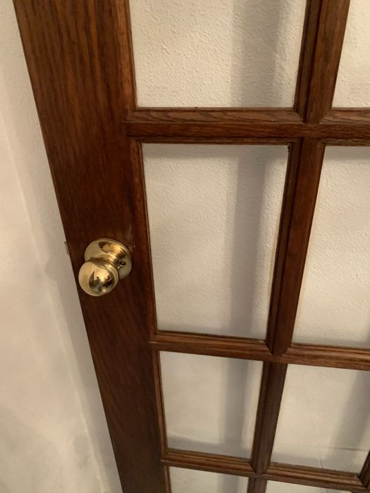 2 Portas de interior com 15 vidros
