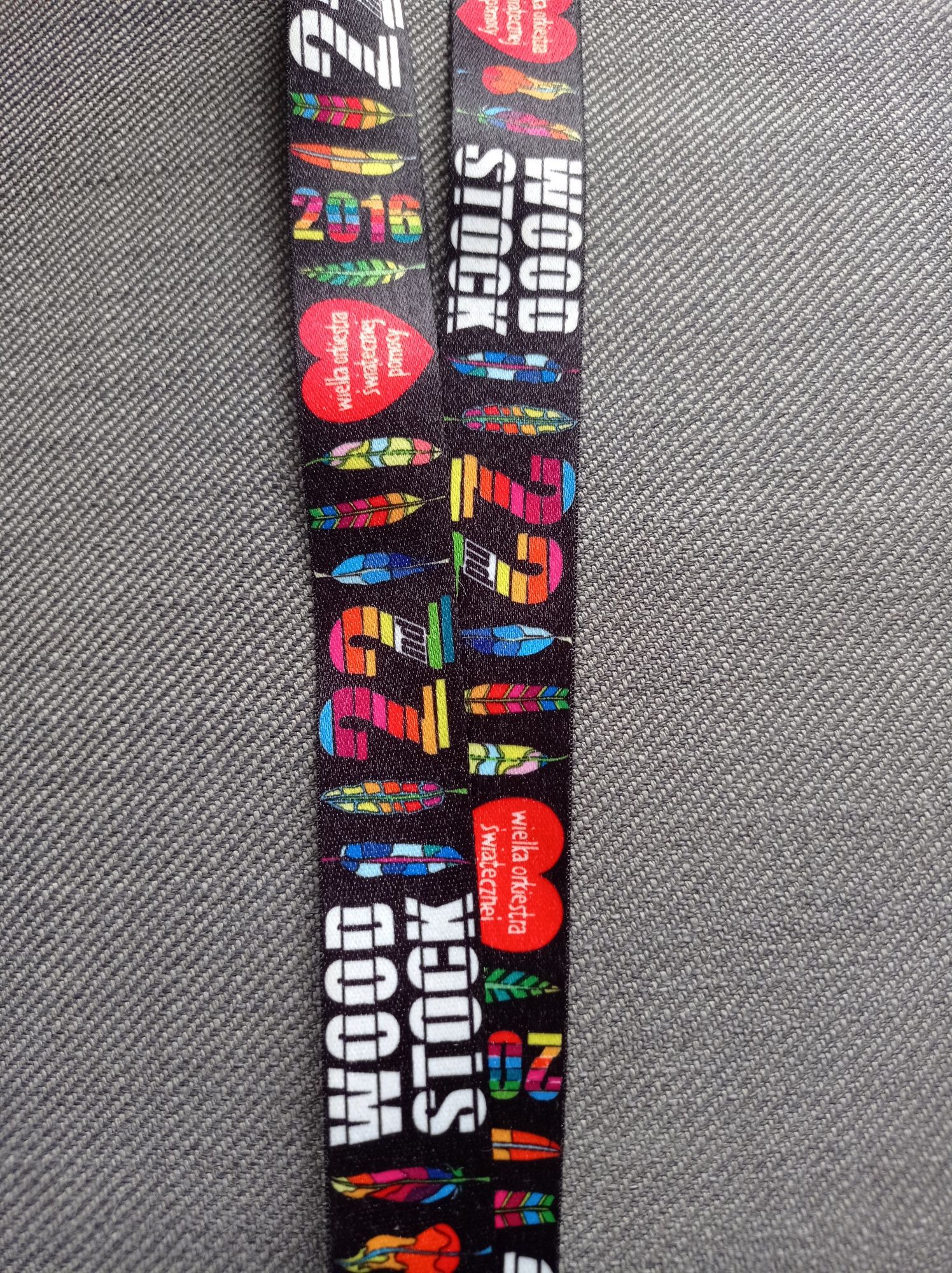 Smycz Wośp WOODSTOCK POLANDROCK oryginał nowa!