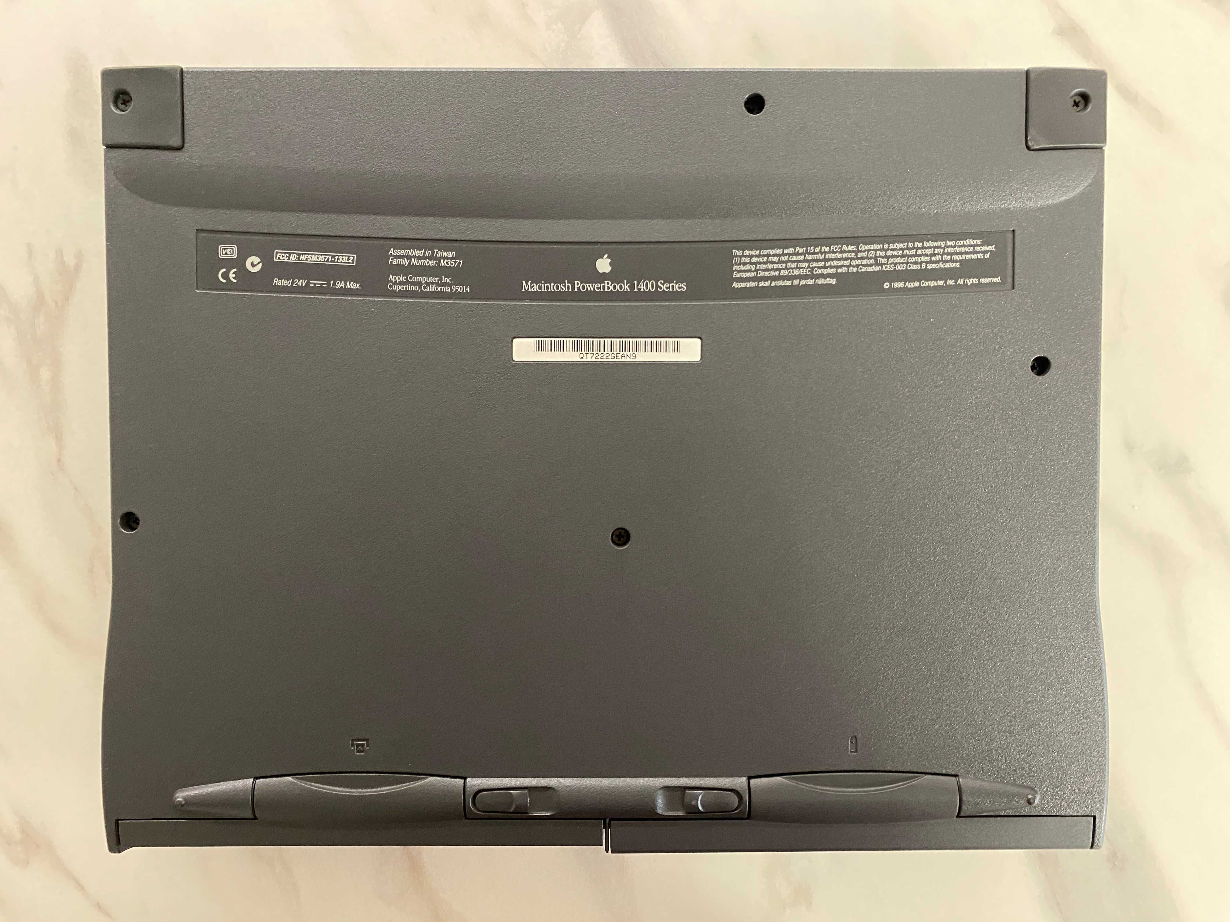 Apple PowerBook 1400 CS/133 M3571 64 Mb RAM IDEALNY oryginał + dodatki