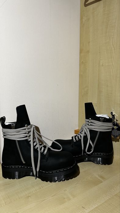 Rick Owens x Dr Martens steel toe quad ro rozmiar 45