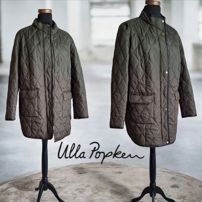 Kurtka Ulla Popken | pikowana| zielona r. 46/48