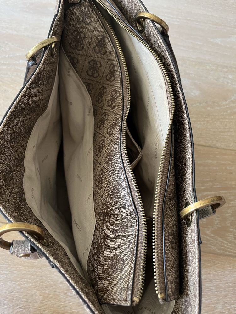 Torba torebka Guess oryginalna z Zalando shopper mieści A4