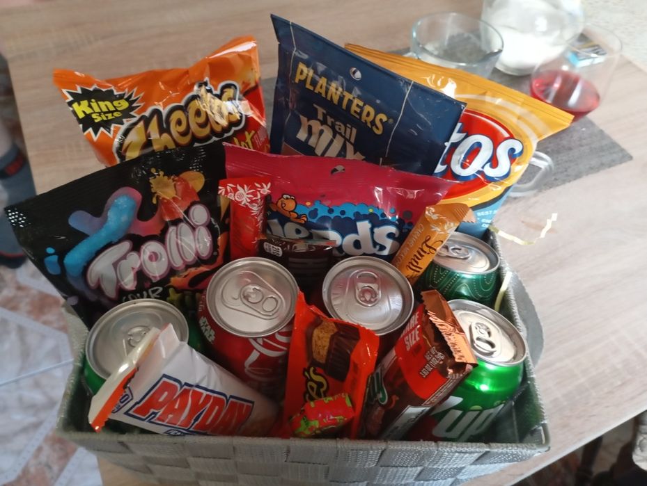 Zestaw słodyczy amerykańskich