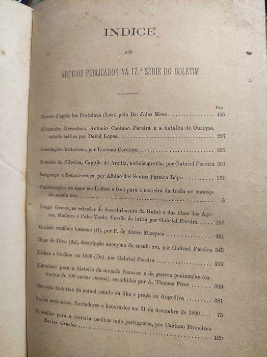 Boletim da Sociedade de Geographia de Lisboa - 1899