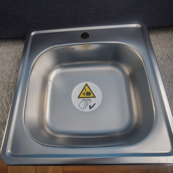 Zlewozmywak stalowy wpuszczany