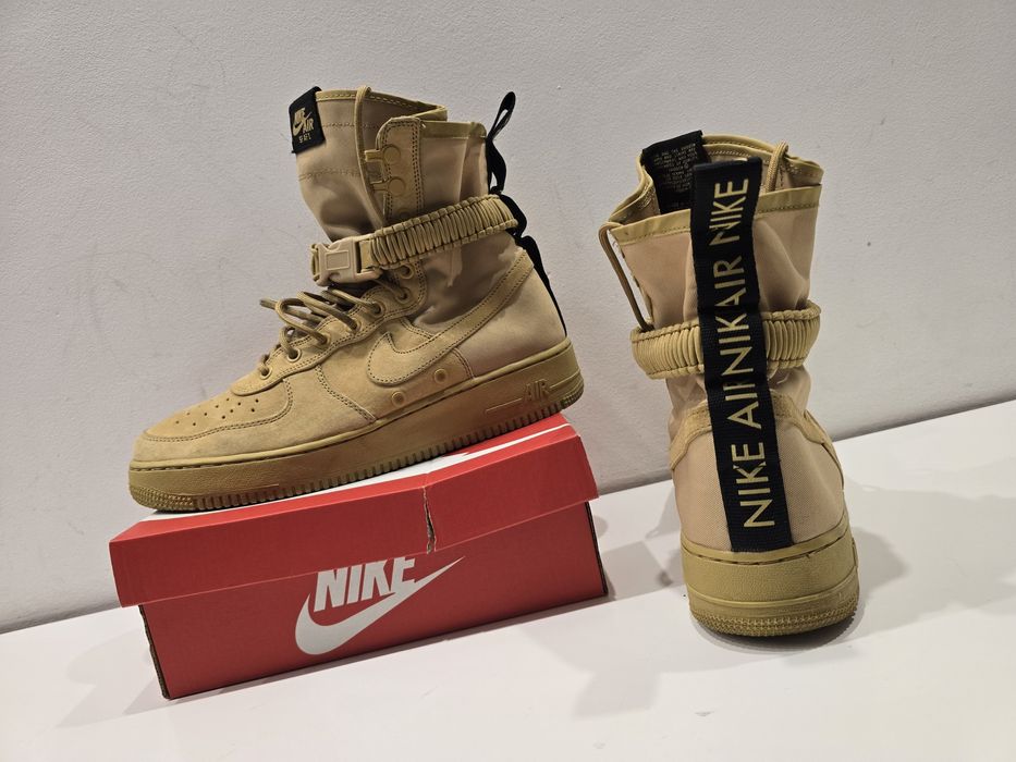 Oryginalne Nike najnowszy model SF Air Force I Club Gold 2024