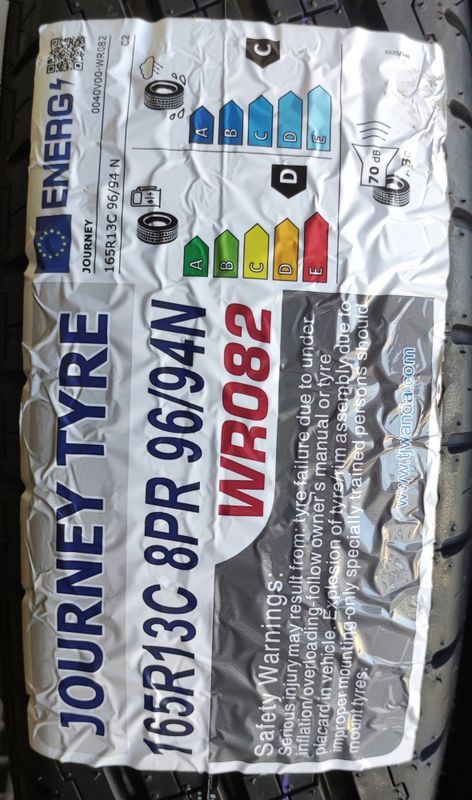 2x 165r13c Journey Wr082, 2024r 96/94n D/C/70dB