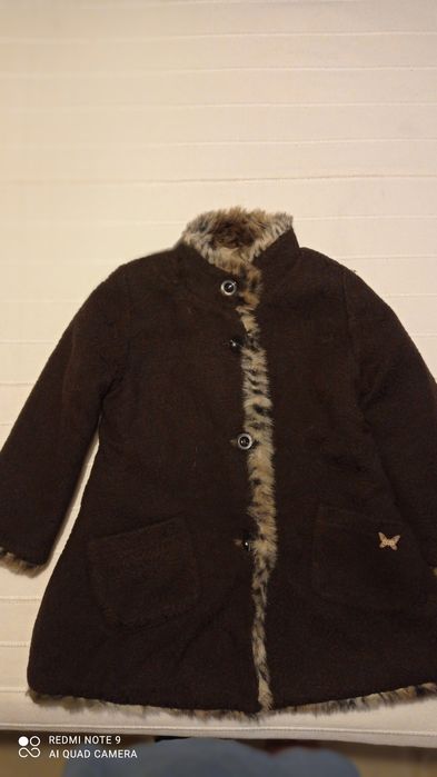 Casaco comprido KENZO de menina dupla face