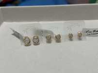 Brincos folheados a ouro 18k