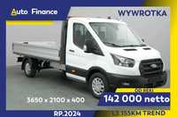 Ford Transit L3 155KM TREND - WYWROT  Od Ręki !!RP.2024 !!2.0 NewEcoBlue 155KM M6 Trend !! 3650 x 2100 x 400