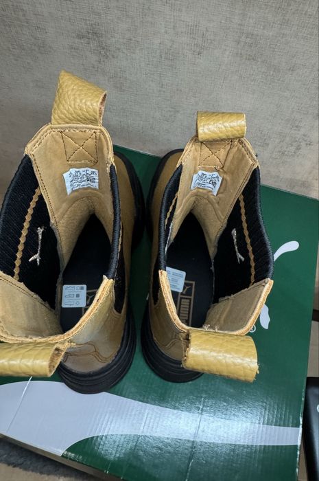Puma Mayze Stack Chelsea Boot Desert Tan Женские кроссовки Коричневые