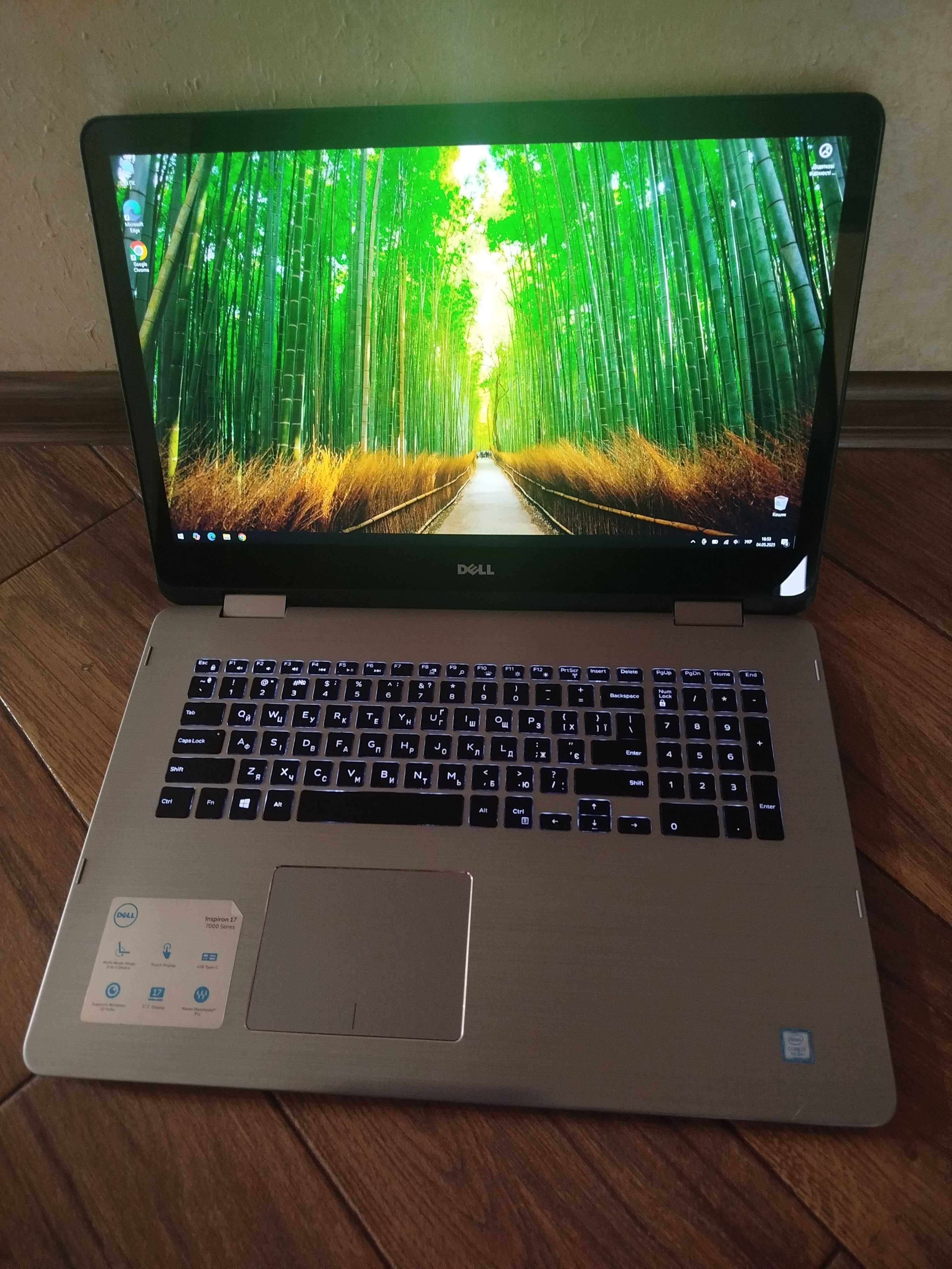 Ігровий ноутбук-трансформер Dell 17.3" FullHD IPS/i7/8 Gb/SSD 256 Gb