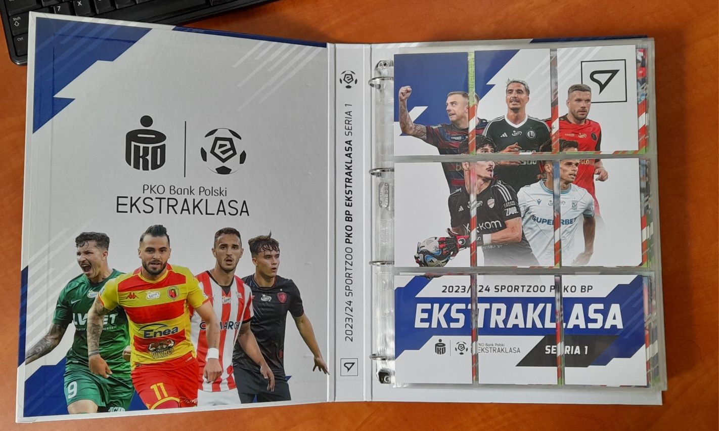 Kompletny album Sportzoo Ekstraklasa 2023/24 seria 1.