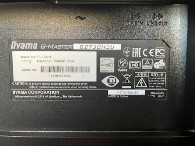 iiyama g-master g2730hsu 74hz