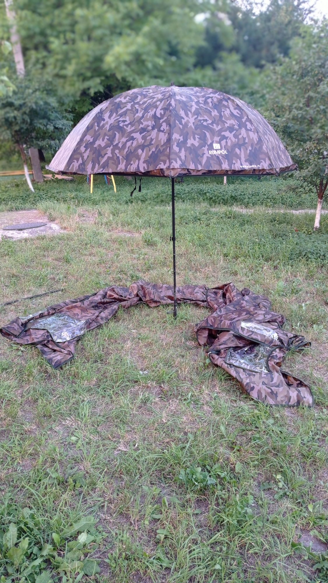 Зонт палатка для рыбалки RUMPOL camo