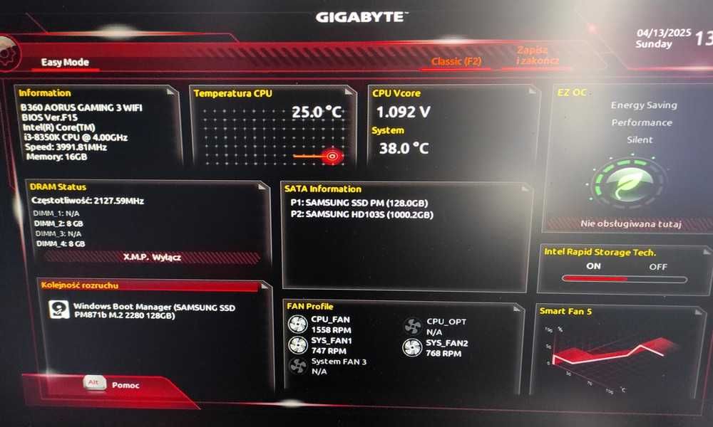GIGABYTE B360 AORUS GAMING 3 - LGA1151 Intel 8th 9th DDR4 M2