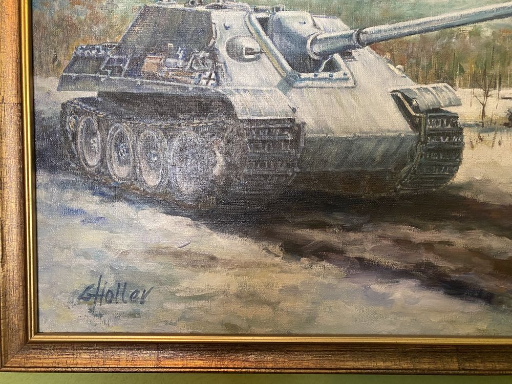 Obraz olejny: SdKfz 173 8,8cm Jagdpanzer V „Jagdpanther”