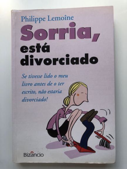 Livro "Sorria , está divorciado" de Philippe Lemoîne