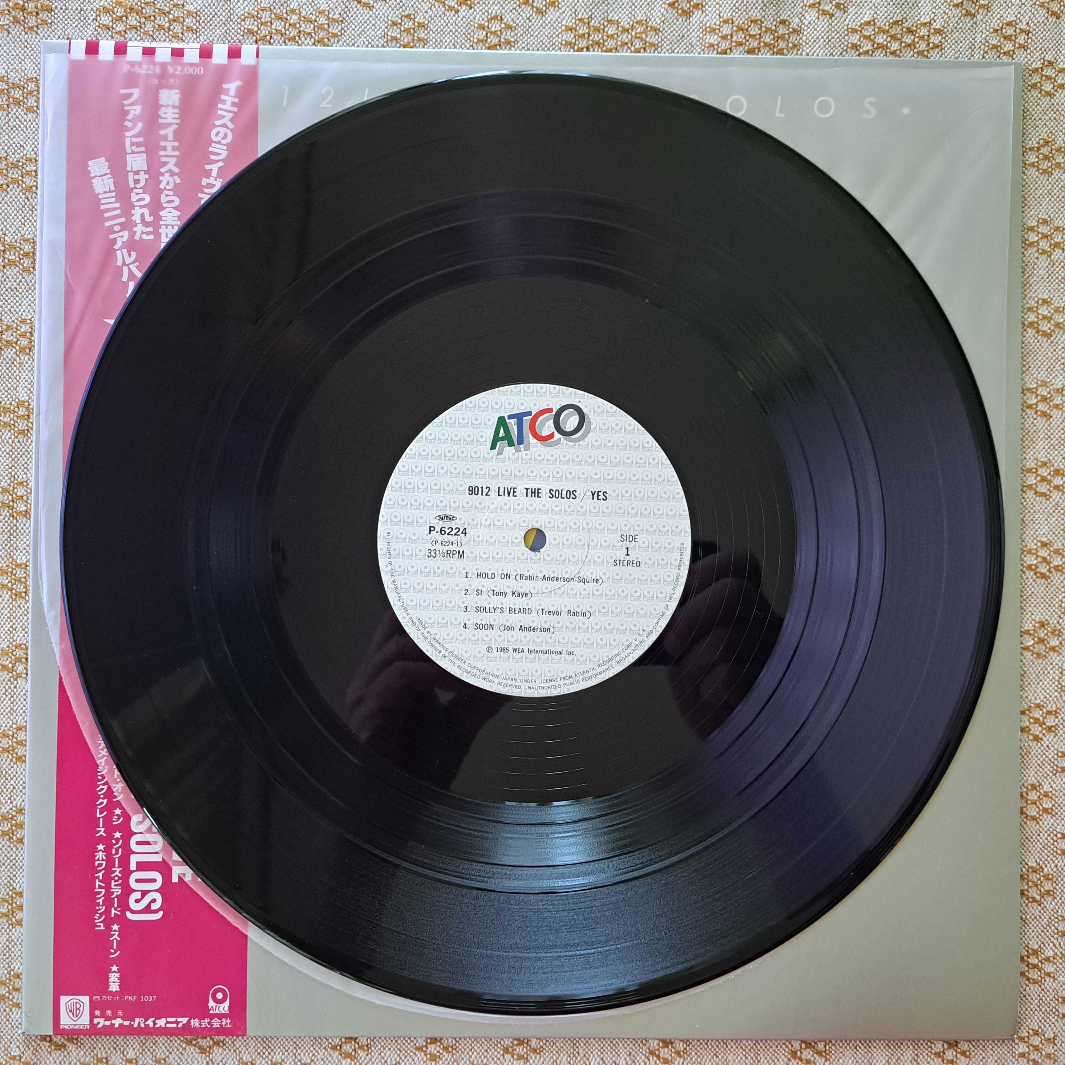 Yes 9012Live - The Solos   Dec 10, 1985 Japan (NM/NM)