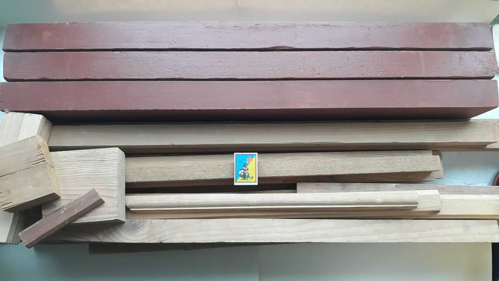 Цена за 24 шт. Деревянные доски брус рейка ссср