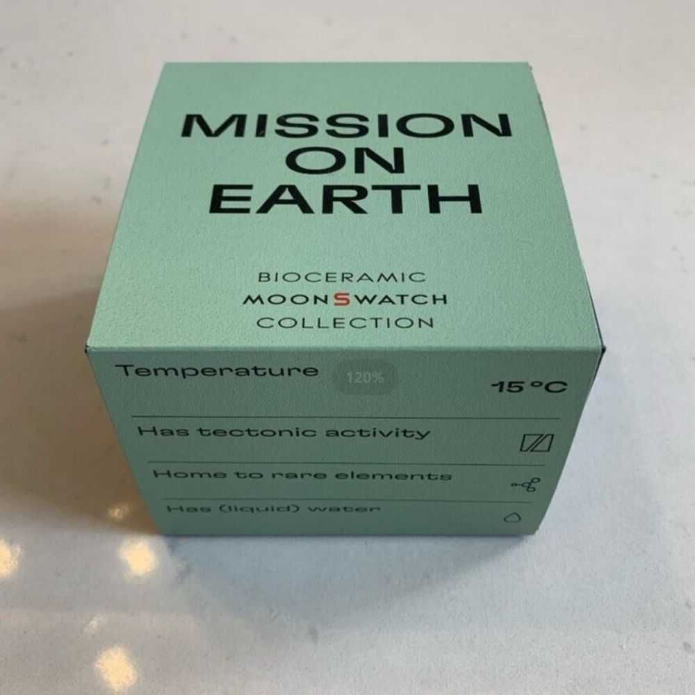 Nowość! Omega x Swatch Earth SO33G100 w Sprzedaży