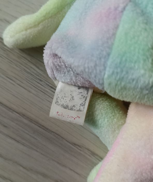 Ty Beanie Babies B.B. Bear 1999 Birthday Bear tęczowy miś maskotka 22c