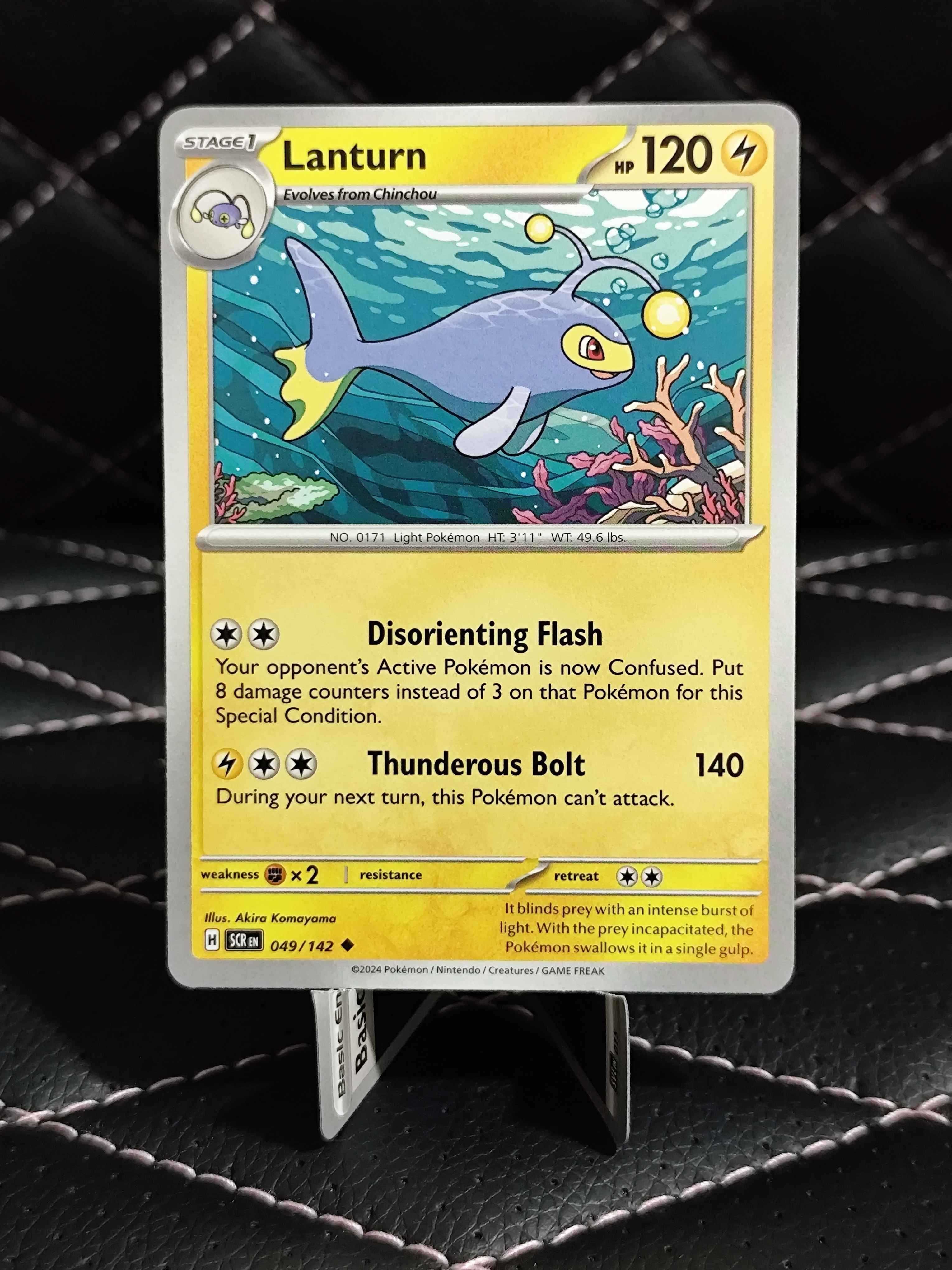 Lanturn 049/142 Pokémon Stellar Crown Regular