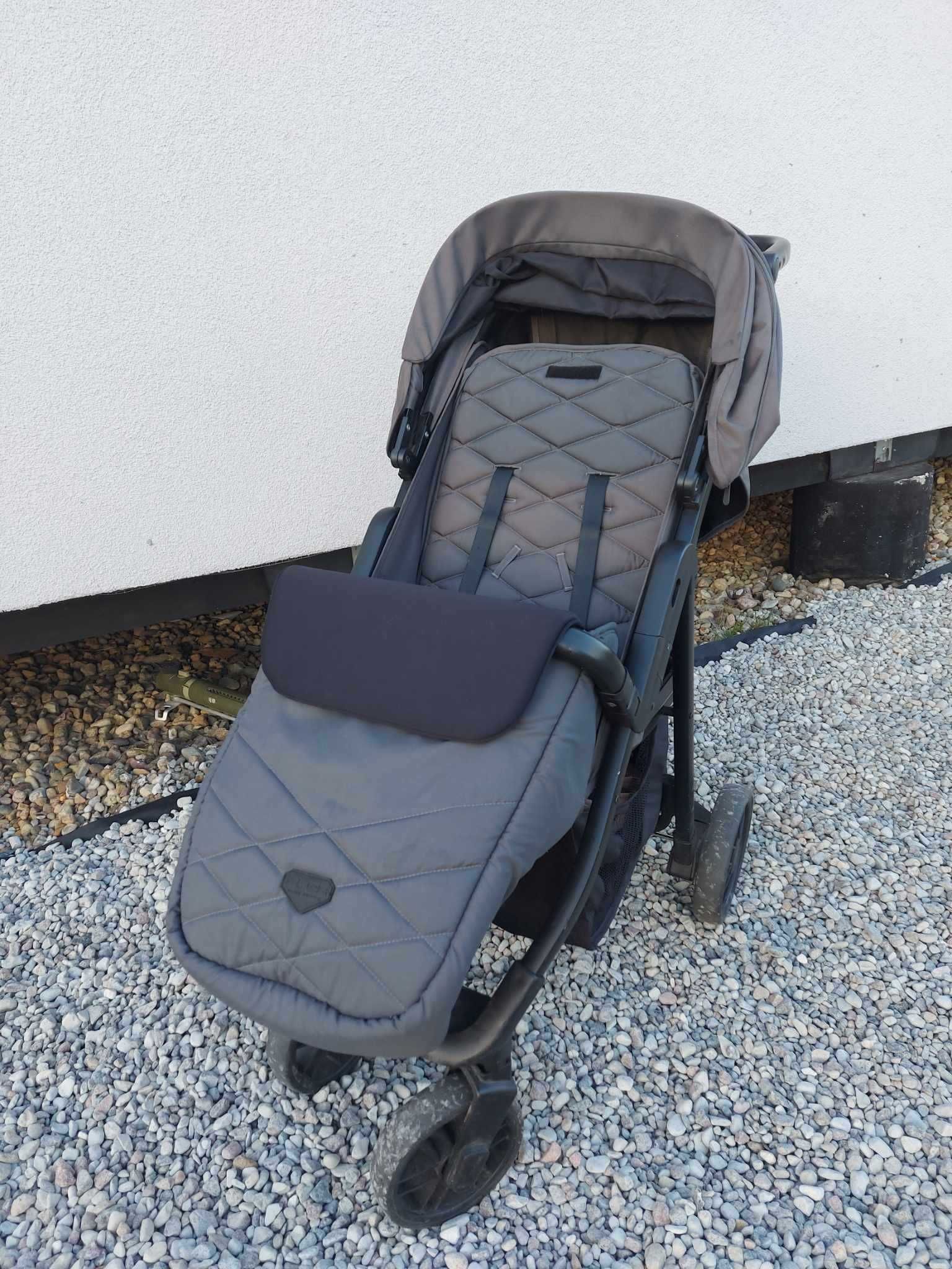 Wózek spacerowy Euro-Cart Flex Black Edition Iron