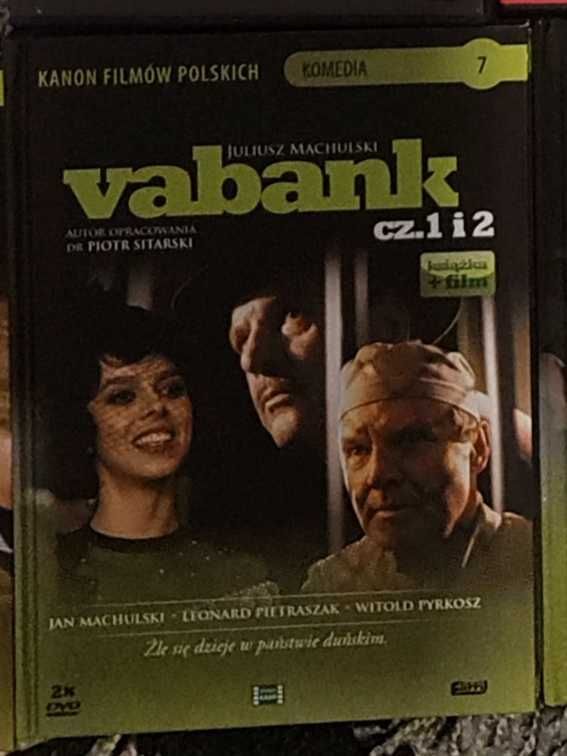 Vabank 1 i 2 DVD ksiażka