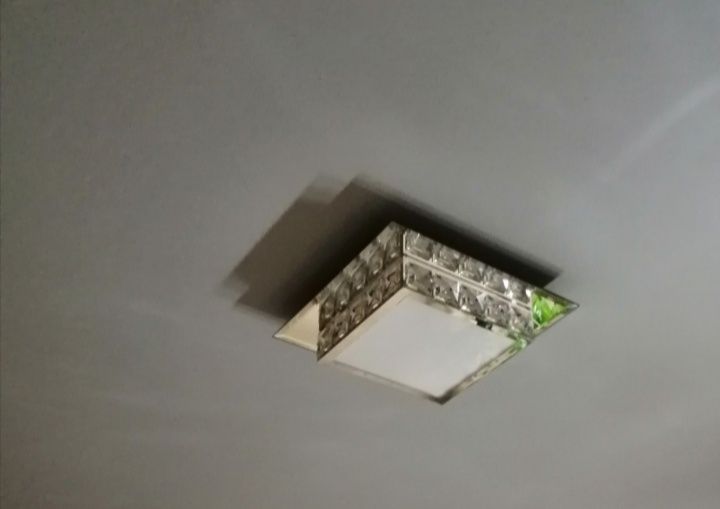 Oswietlenie LED kryształki Zestaw kinkiet zestaw 2 sztuki i plafon
