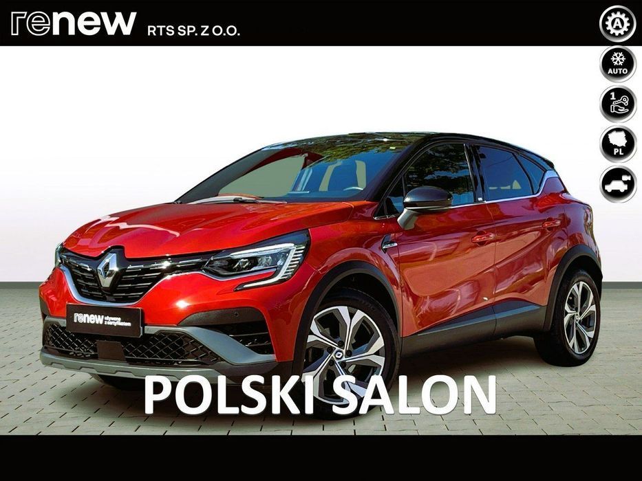 Renault Captur 1.3 TCe 160KM mHEV R.S. Line EDC/PolskiSalon/1Właściciel/SerwisASO