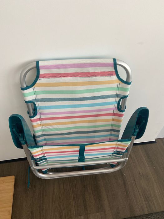 Cadeira de praia nova ótima para o verão