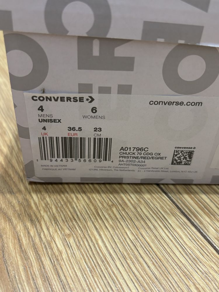 Converse x Comme des Garçons PLAY Chuck 70