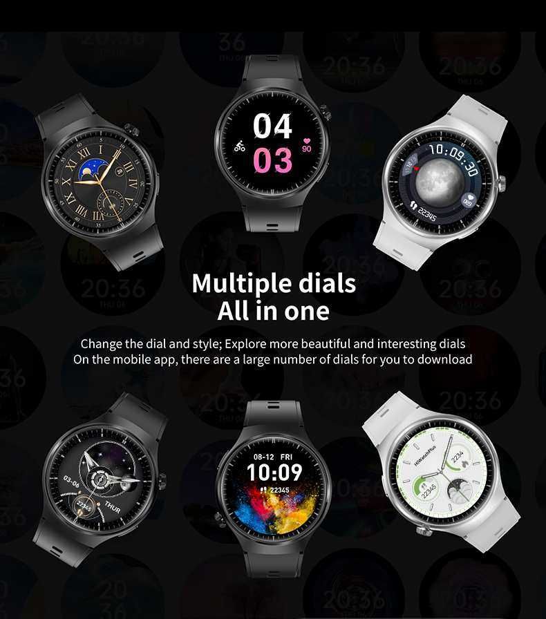 SmartWatch 4 PRO +7 pasków, menu PL