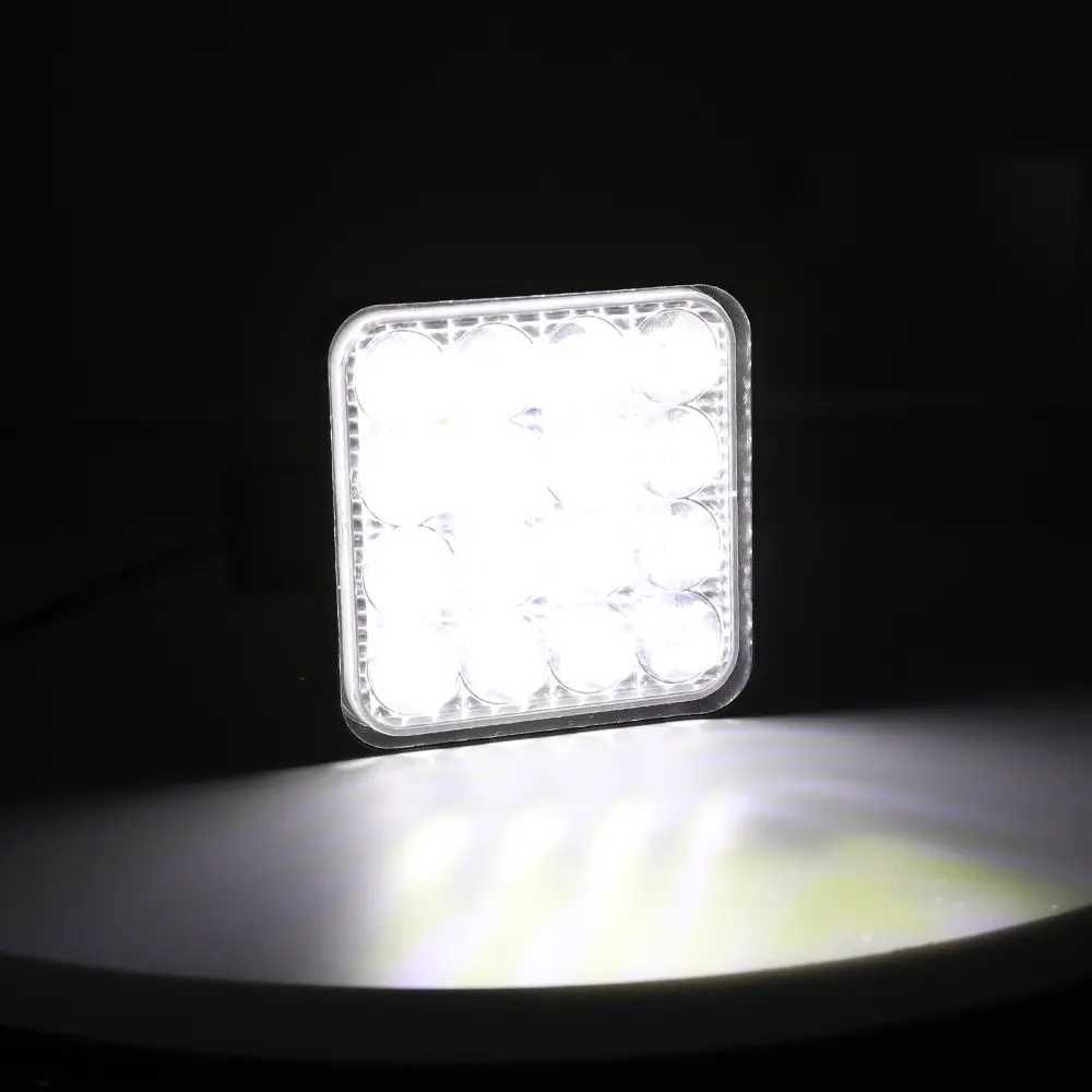 Фара LED квадратна 48W 6000K (16 діодів)