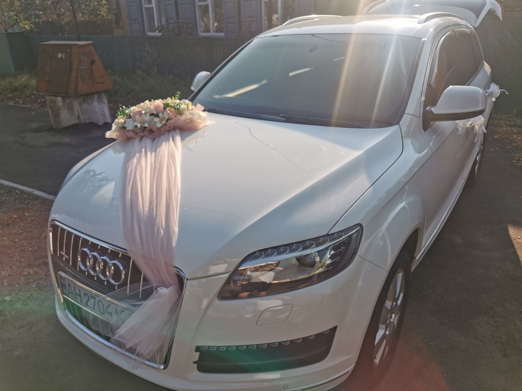 Авто на свадьбу (Весілля) прокат, аренда весільної автівки. Audi q7